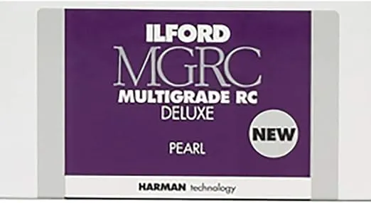 Ilford Multigrade V RC Deluxe Pearl Surface Black & White Photo Paper, 190gsm, 8x10, 250 Sheets