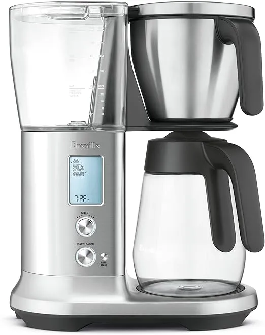 Breville Precision Brewer Drip Coffee Machine BDC400BSS, Glass Carafe