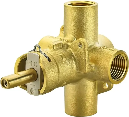 2510 Replacement Pressure Balancing Valve for Moen Tub and Shower Single Handle,with 1222 Faucet Cartridge and Retainer Clip