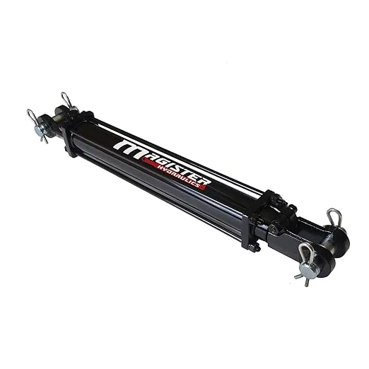 Magister Hydraulics Double Acting Hydraulic Cylinder - AG Tie-Rod Hydraulic Cylinder 2500 PSI Agriculture Standard 2" bore 16" Stroke (2x16)
