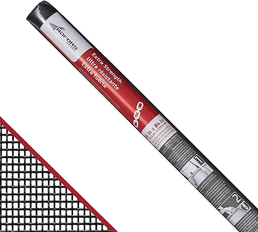 Extra Strength Screen, 36 Inches x 84 Inches Roll - Heavy-Duty Replacement Screen for Windows and Doors - Charcoal