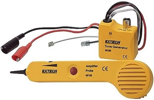 Extech 40180 Tone Generator and Amplifier Probe Circuit Finder Kit,Black, Heavy Duty Wire Tracer