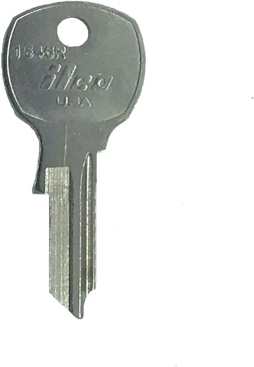 Key Blank For USPS Mailbox, Reverse Profile