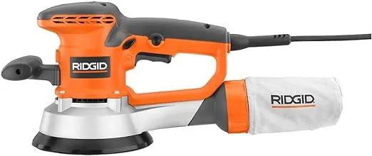 RIDGID ZRR2611 Professional 6-inch Random Orbit Variable Speed Sander (Renewed)