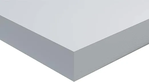 Expanded PVC Foam Board, White, 3/4" (0.75", 19MM) Thick, 12" W x 24" L