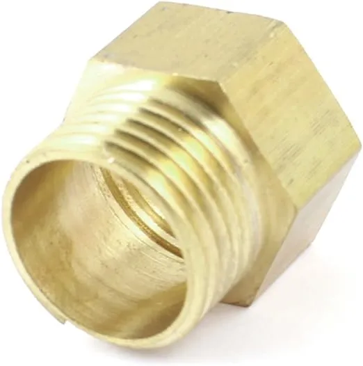 G Thread (Metric BSPP) Female to NPT Thread Male Pipe Fitting Adapter - Lead-Free
