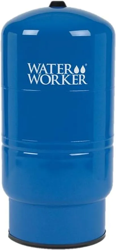 Water Worker 25005 32Gal Vertical Well Tank, 32-Gallon, Blue