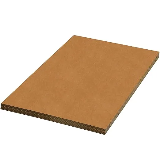 Partners Brand Corrugated Cardboard Sheets, 24" x 60", Kraft (Pack of 5)