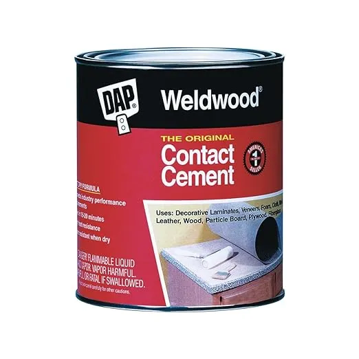 DAP Weldwood High Strength Rubber Contact Cement 1 pt.