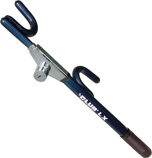 The Club 1102 LX Series Steering Wheel Lock, Blue