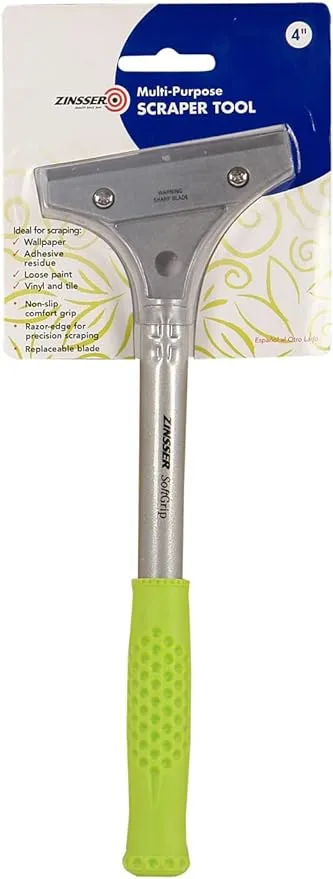 Rust-Oleum Zinsser 98014 4-Inch Long-Handle Scraper Tool