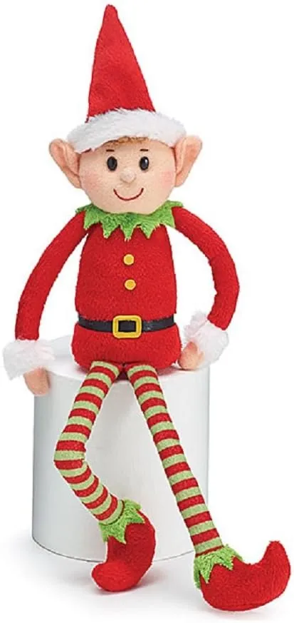 Plush Little Elf Soft Stuffed Santa Helper