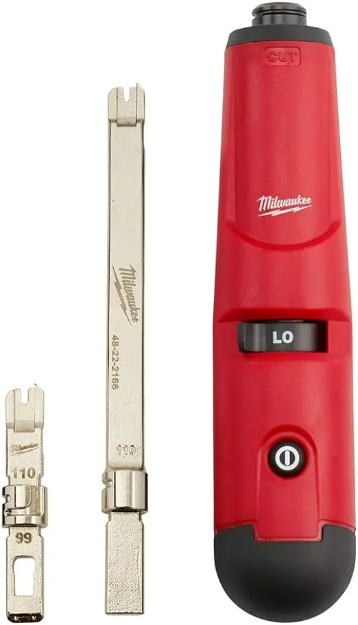 Milwaukee 48-22-2165 Punchdown Tool with Regular & Extended Blade New
