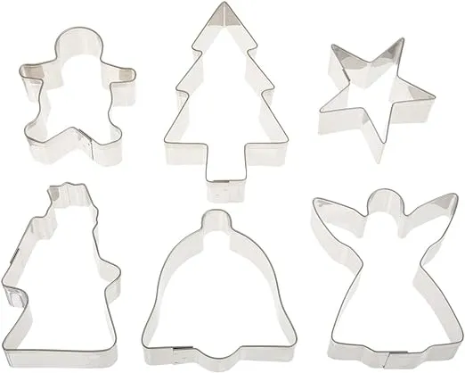 Ateco Stainless Steel Christmas Cookie Cutters