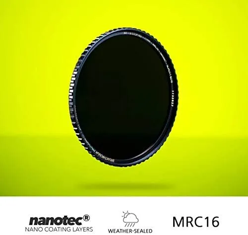 Breakthrough Photography 82mm X4 10-Stop Fixed ND Filter for Camera Lenses Neutral Density Professional Photography Filter, MRC16, Schott B270 Glass, Nanotec, Ultra-Slim, WeatherSealed