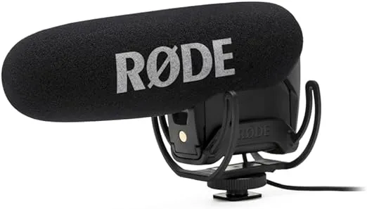 Rode VideoMic Pro R Camera-Mount Shotgun Microphone,Black