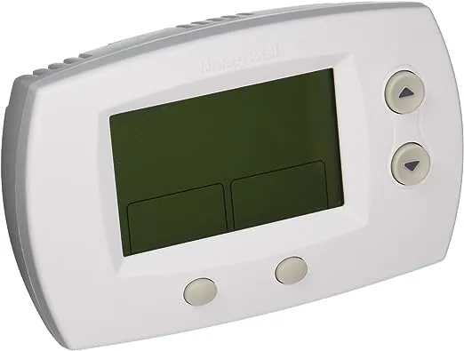Honeywell TH5220D1029 Focuspro 5000 Non-Programmable 2 Heat and 2 Cooling Thermostat, Large Screen, Multicolored