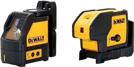 DEWALT Laser Level, 3 Spot + Cross Line, Green, 150-Foot Range (DW0883CG)