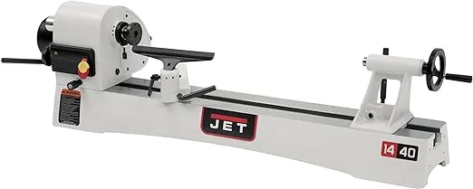 JET 14" x 40" Variable-Speed Woodworking Lathe, 1 HP, 115/230V 1Ph (Model JWL-1440VS)