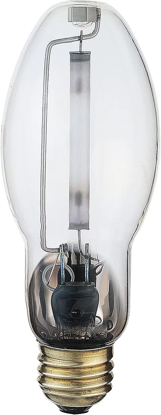 Satco S3127 2100K 70-Watt Clear Medium Base ED17 High Pressure Sodium Lamp