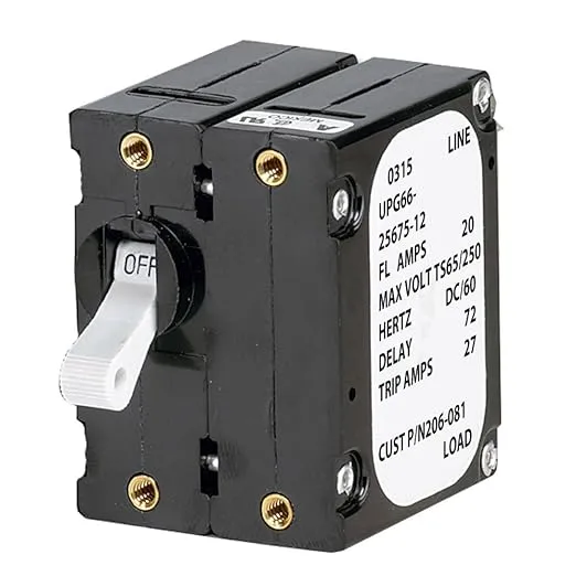 Paneltronics 'A' Frame Magnetic Circuit Breaker - 30 Amps - Double Pole