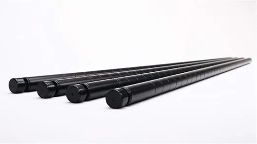 82" Long Wire Shelving Pole, 1" Pole Diameter 1.2 mm Pole Thickness, Black, 4-Pack