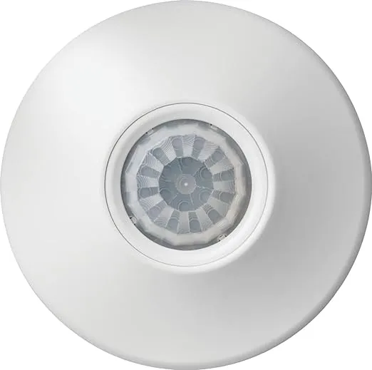 Lithonia CM 9 Contractor Select Ceiling Mount Occupancy Sensor, 12 Foot Radius, White
