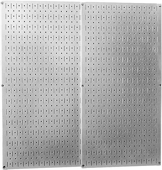 Wall Control 30-P-3232GV Galvanized Steel Pegboard Pack