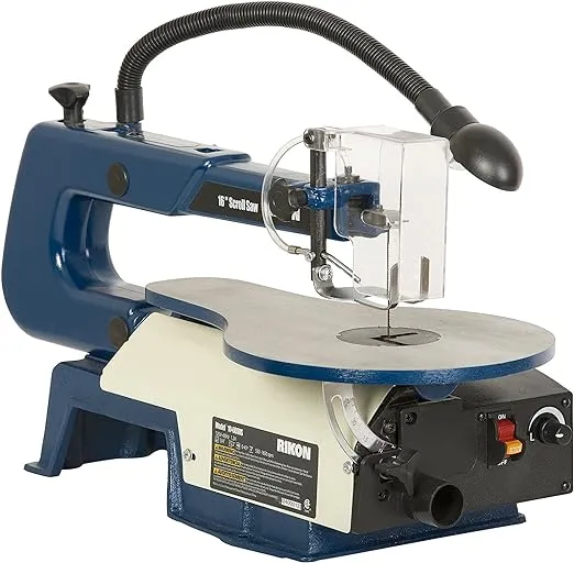 Rikon 10-600VS Scroll Saw With Lamp, 16-Inch