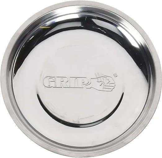 GRIP 6" Stainless Steel Magnetic Parts Tray