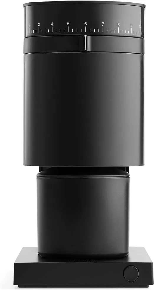 Fellow Opus Conical Burr Coffee Grinder - All Purpose Electric - Espresso Grinder with 41 Settings for Drip, French Press, & Cold Brew - Matte Black