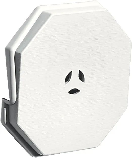 Builders Edge 130110006123 Surface Block, White