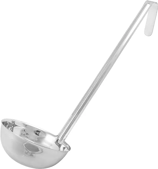 Winco One Piece Ladle, 12 Ounce, Stainless