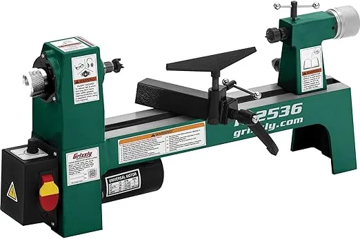 Grizzly Industrial T32536 8" x 13" Benchtop Wood Lathe