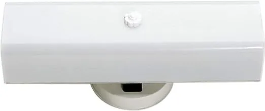 Nuvo SF77/990 with Convenience Outlet with U Channel Glass, 2-Light