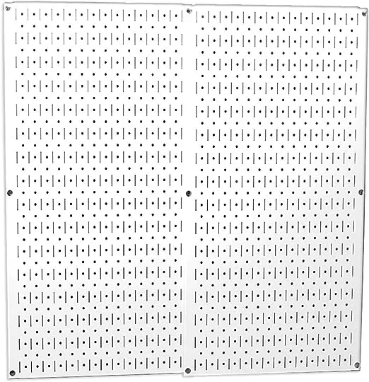 Wall Control 30-P-3232W White Metal Pegboard Pack