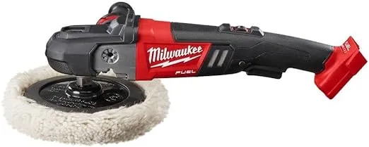 Milwaukee 2738-20 M18 18-Volt Fuel Lithium-Ion Brushless Cordless 7 inch Variable Speed Polisher (Tool-Only)