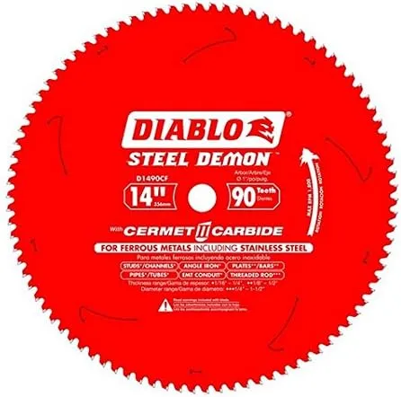 Freud D1490CF 14" x 90 Tooth Steel Demon Thin Metal Cutting Saw Blade