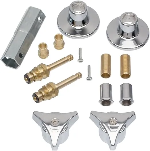DANCO Tub and Shower 2-Handle Remodeling Trim Kit for Union Brass, Chrome, 1-Kit (39690)