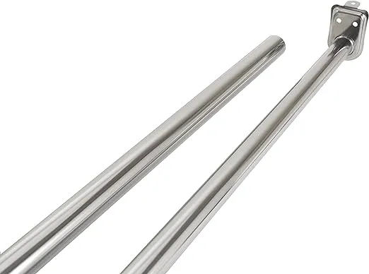 Adjustable Closet Rod, Steel 65 Inch to 120 Inch, Polished Chrome – Design House, 206060