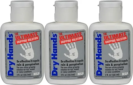 Dry Hands 2oz Ultimate Gripping Solution Golf/Sports 3-Pack
