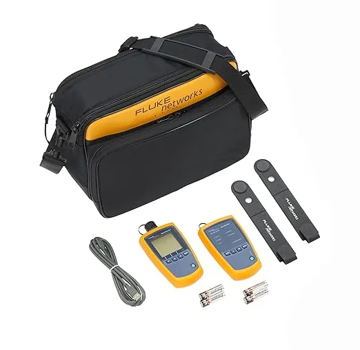 Fluke Networks FTK1000 SimpliFiber Pro Multimode Fiber Verification Kit, Fiber Tester, Black