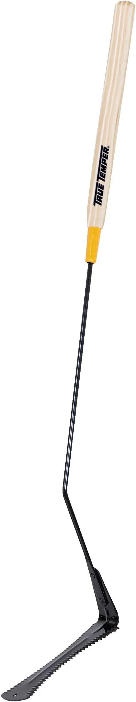 True Temper 2942600 Grass Whip with Double-Edged Serrated Steel Blade and 22 in. Hardwood Handle