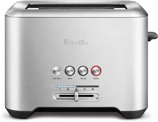 Breville Bit More Toaster 2 Slice BTA70XL, Brushed Stainless Steel