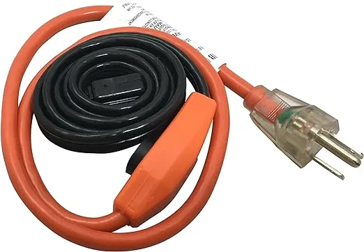 Frost King HC3A Automatic Electric Heat Kit Heating Cables, 3 Feet, Black