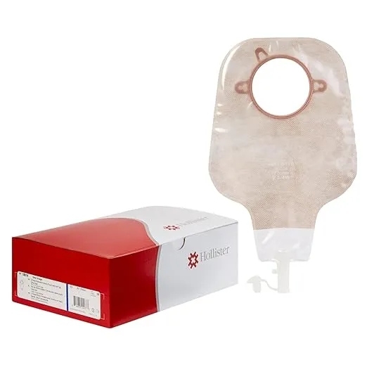 New Image High Output Ultra Clear Drainable Pouches - 10/box: Size - 2-3/4 " (70mm) Flange