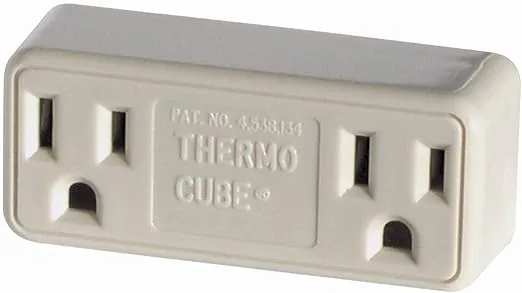 Farm Innovators TC-2 Thermo Cube Cold Weather Thermostatically Controlled Double Outlet, Auto On/Off