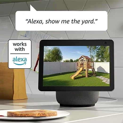Blink Outdoor 4 (newest model), Wire-free smart security camera, two-year battery life, two-way audio, HD live view, enhanced motion detection, Works with Alexa – 2 camera system