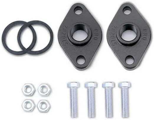Grundfos 519601 Cast Iron Flange Set for UP Series Circulator Pumps-3/4 NPT, 347, Black