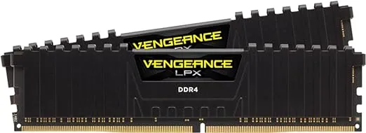 CORSAIR VENGEANCE LPX DDR4 RAM 64GB (2x32GB) 3200MHz CL16-20-20-38 1.35V Intel AMD Desktop Computer Memory - Black (CMK64GX4M2E3200C16)